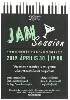 Élőzenés est a Kodolányi János Egyetem Művészeti Tanszékének hallgatóival